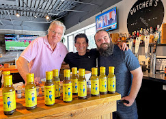 The team behind the bar.